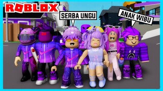 24 Jam Serba Ungu Di Roblox Brookhaven ft @Shasyaalala