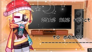 Sans AUs react to memes || Merry Christmas || Skit || Gacha Club