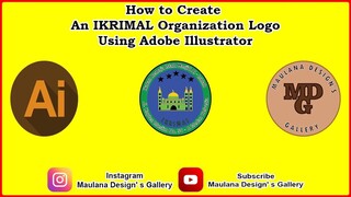 How to Create An IKRIMAL Organization Logo Using Adobe Illustrator