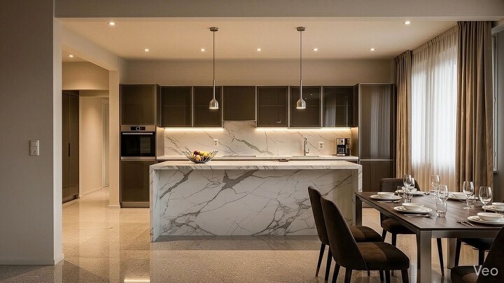 Modern Glass Kitchen