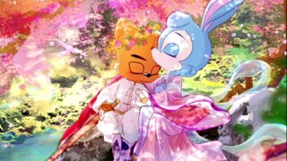 The sad ed of Rainbow Cat and Blue Rabbit Seven Heroes, come and feel the ultimate martial arts beau