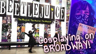 We Cosplayed To See Beetlejuice One Last Time! | AnyaPanda Vlogs