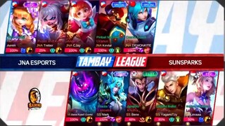 JNA ESPORTS vs. SUNSPARKS | GAME 1 | Tambay League | Season 8 | May 24 , 2021 Live