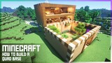 ⚒️[Minecraft Tutorial]: ULTIMATE SURVIVAL HOUSE | QUAD BASE