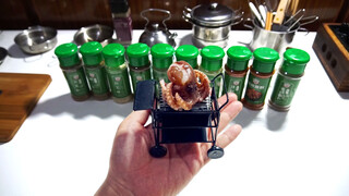 Roasted Octopus, make barbecue in mini kitchen