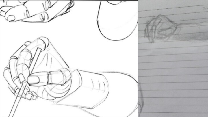 Day 5 Latihan Gambar Lagi Dari Nol - Tangan (Part 2)