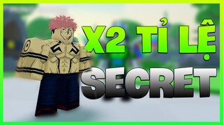 CÁCH TĂNG X2 TỈ LỆ RA SECRET || ANIME FIGHTERS SIMULATOR