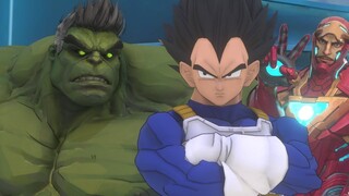 What if Vegeta met Marvel's Hulk?