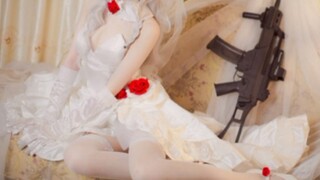 [cos collection] Miss Sister คอสเพลย์ หน้าตาฟรอนไลน์ ชุดขาว G36C มิสฮัว แต่งงาน กระแทกใจ One Shot!