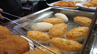 치즈 듬뿍!  9가지 천원 고로케 / fried cheese croquettes - korean street food