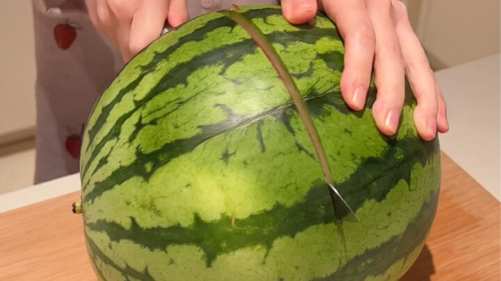 买到这种西瓜也算是运气吧！！！