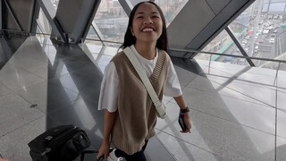 Province Girl's Journey to USA Begins! Manila to Singapore SQ917