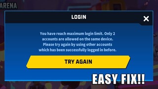 MAXIMUM LOGIN LIMIT BUG FIXED | Thetan Arena