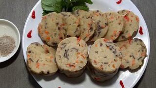 chả chay thập cẩm:chiên dòn rất ngon?