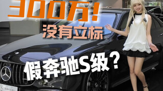 When my friend bought a Mercedes-Benz S-Class without the emblem