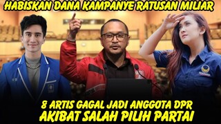 Menyesal seumur hidup, 8 artis suara terbanyak tapi gagal lolos Senayan ?