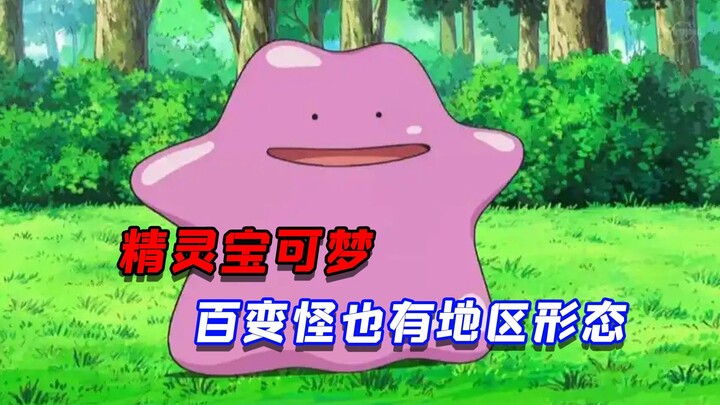 百变怪的地区形态你都知道吗