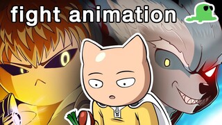 ONE PUNCH CAT 2 - 'Garou' the Wolf - Fan Animation