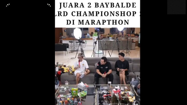 JUARA 2 BAYBLADE WORLD CHAMPIONSHIP DI MARAPTHON