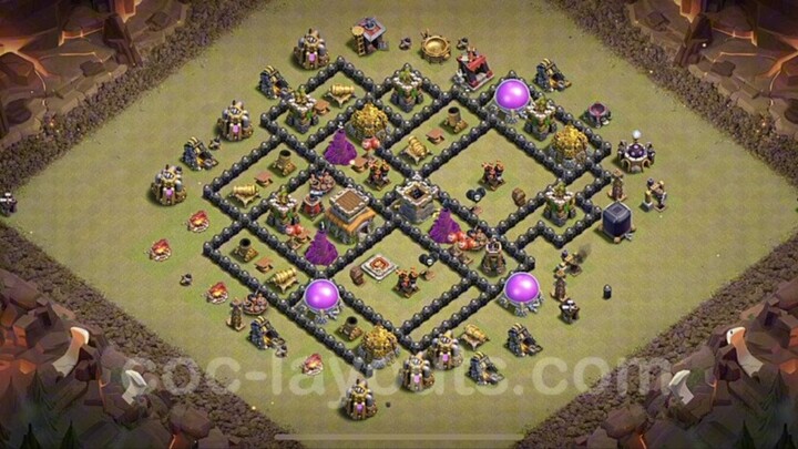 Rating war base untuk th 8