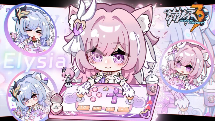【爱莉希雅/免费桌宠】手柄+纯键盘+键鼠|25键位 17套动画表情