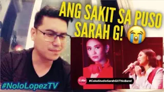 *Shocking Reaction | Sarah Geronimo Kahit Ayaw Mo Na | Coke Studio | Nolo Lopez TV