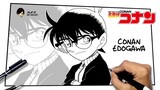 How to draw Conan Edogawa from Detective Conan