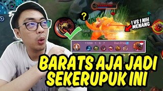 SETEBEL BARATS AJA JADI KERUPUK MA NI HERO, THE REAL TRUE DAMAGE HERO - MOBILE LEGENDS