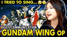 I tried to sing... GUNDAM WING anime opening 1 "Just Communication" FULL - cover by Vocapanda