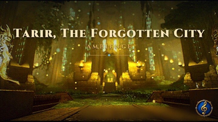✨ Golden Ruins Ambience — Relaxing Fantasy Music for Sleep & Study (Tarir, Gw2)