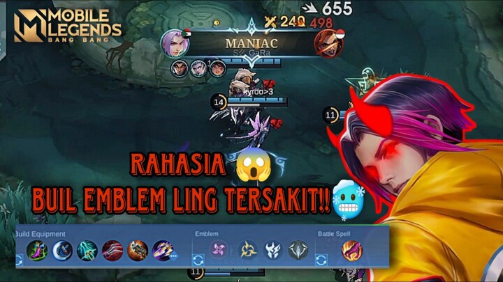 Ini Dia Rahasia BUILD EMBLEM Ling!!!😱