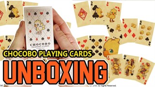 Chocobo Playing Cards Unboxing