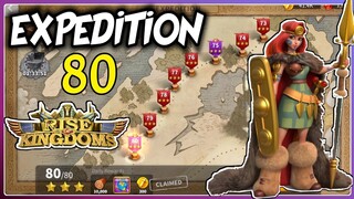 Rise of kingdoms - Expedition level 80 using kvk crystal tech