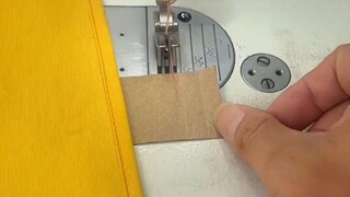 用一个小纸皮就可以卷边