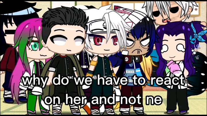 React to shinobu kocho (made by gacha beam)