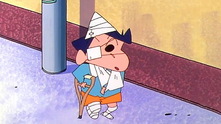 [Serial Lama Crayon Shin-chan] Kazama pulang dengan tubuh penuh luka, tapi tetap memilih untuk melan