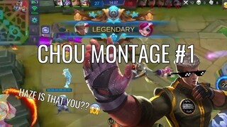 CHOU MONTAGE #1 | EPIC CHOU PLAYS | MLBB | MRDOPE
