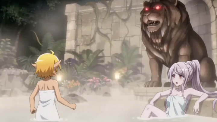 《OVERLORD》Tác phẩm AI · "Người bảo vệ lãnh địa ở nhà tắm nữ"