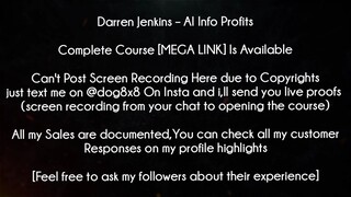 Darren Jenkins Course AI Info Profits download