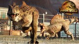 Spino vs Giga - Jurassic World Evolution 2 [4K]
