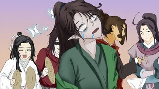 【天官赐福·青鬼戚容】沙 雕 花 怜 企 图 迫 害 绿 衫 少 年 ？