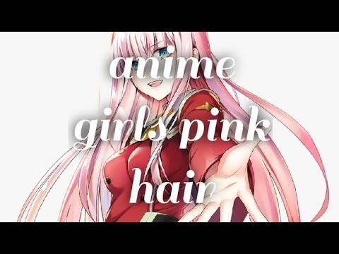 anime girls pink hair edit