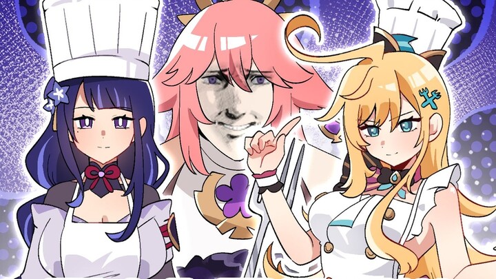 What happened to General Lei Dian after he touched Funina's cake? Cooking tutorial by Aikefei!
