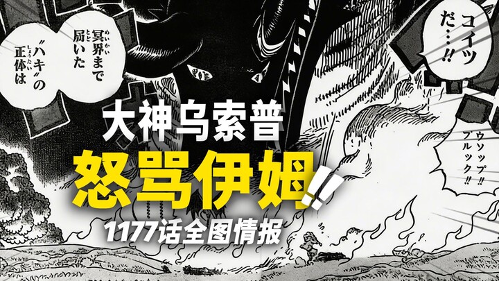 วันพีซ ตอนที่ 1177 ข้อมูลภาพเต็ม! ช็อปป้าตบครั้งเดียวสร้างปาฏิหาริย์! จอมยุทธ์อูโซปด่าอิมอย่างเผ็ดร้