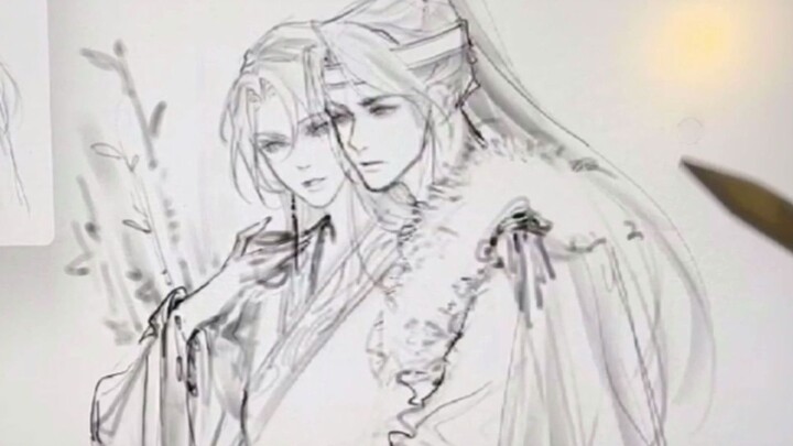 [Zhishangjun] คุณคิดว่าเป็นการวาดใหม่โดยแฟนๆ แต่จริงๆ แล้ว Up ฉวยโอกาสนี้เพื่อล้ม CP