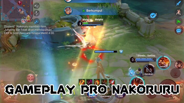 NAKORURU GAMEPLAY PRO PLAYER | HONOR OF KINGS