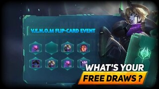NEW V.E.N.O.M FLIP CARD EVENT | V.E.N.O.M SKIN ASSET UPDATE | MLBB