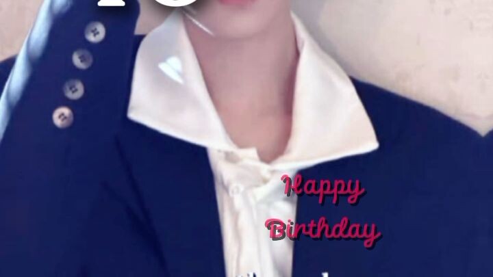 Sorry late post  happy birthday ZQH🇨🇳❤️🥰