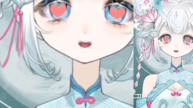 [live2d free model] Chinese style lotus beautiful little blue dragon