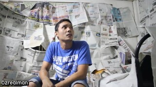 แปะหนังสือพิมพ์เต็มบ้าน